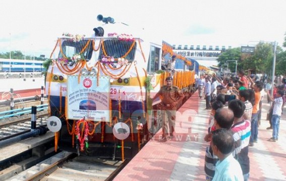 Covering a distance of around 2,480 km in 47, hours newly launched Tripura-Sundari Express to reach Delhi Anand Vihar station on Tuesday